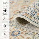 Amer Bohemian BHM-8 Beige area rug - infographic view