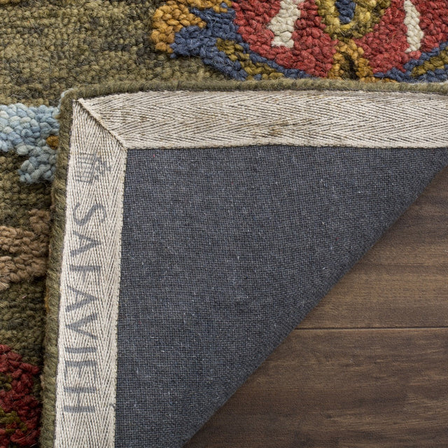 Safavieh Blossom Blm402B Green/Multi Rug