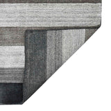 Amer Blend BLN-15 Charcoal area rug - back view