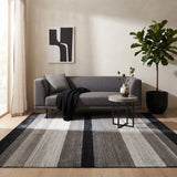 Amer Blend BLN-15 Charcoal area rug - lifestyle view