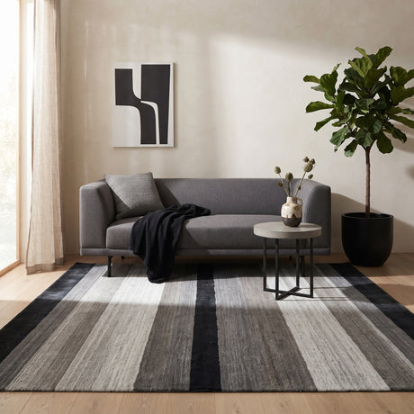 Amer Blend BLN-15 Charcoal area rug - lifestyle view