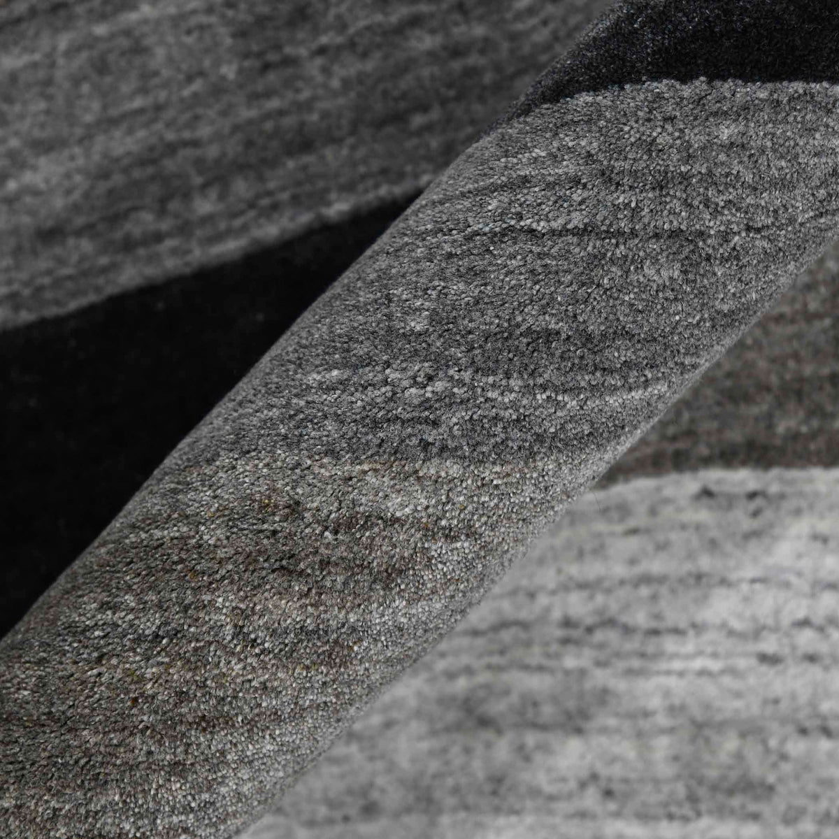 Amer Blend BLN-15 Charcoal area rug - color swatch view