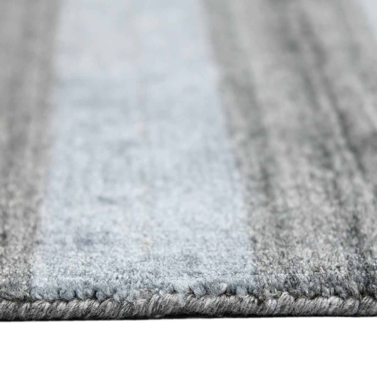 Amer Blend BLN-18 Gray area rug - profile view