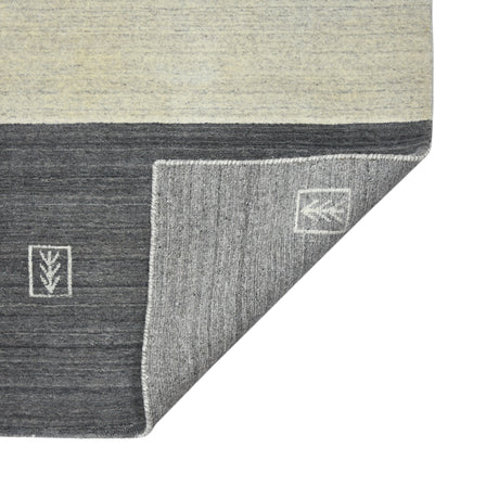Amer Blend BLN-5 Charcoal area rug - back view