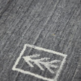 Amer Blend BLN-5 Charcoal area rug - close-up view
