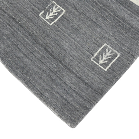 Amer Blend BLN-5 Charcoal area rug - corner view