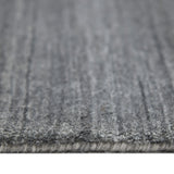 Amer Blend BLN-5 Charcoal area rug - profile view