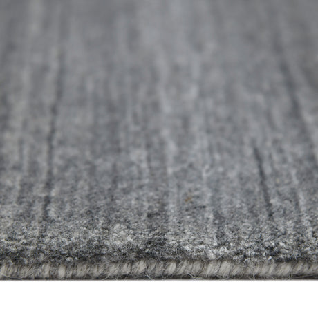 Amer Blend BLN-5 Charcoal area rug - profile view