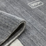 Amer Blend BLN-5 Charcoal area rug - rolled view