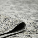 Amer Blu BLU-35 Gray area rug - rolled view