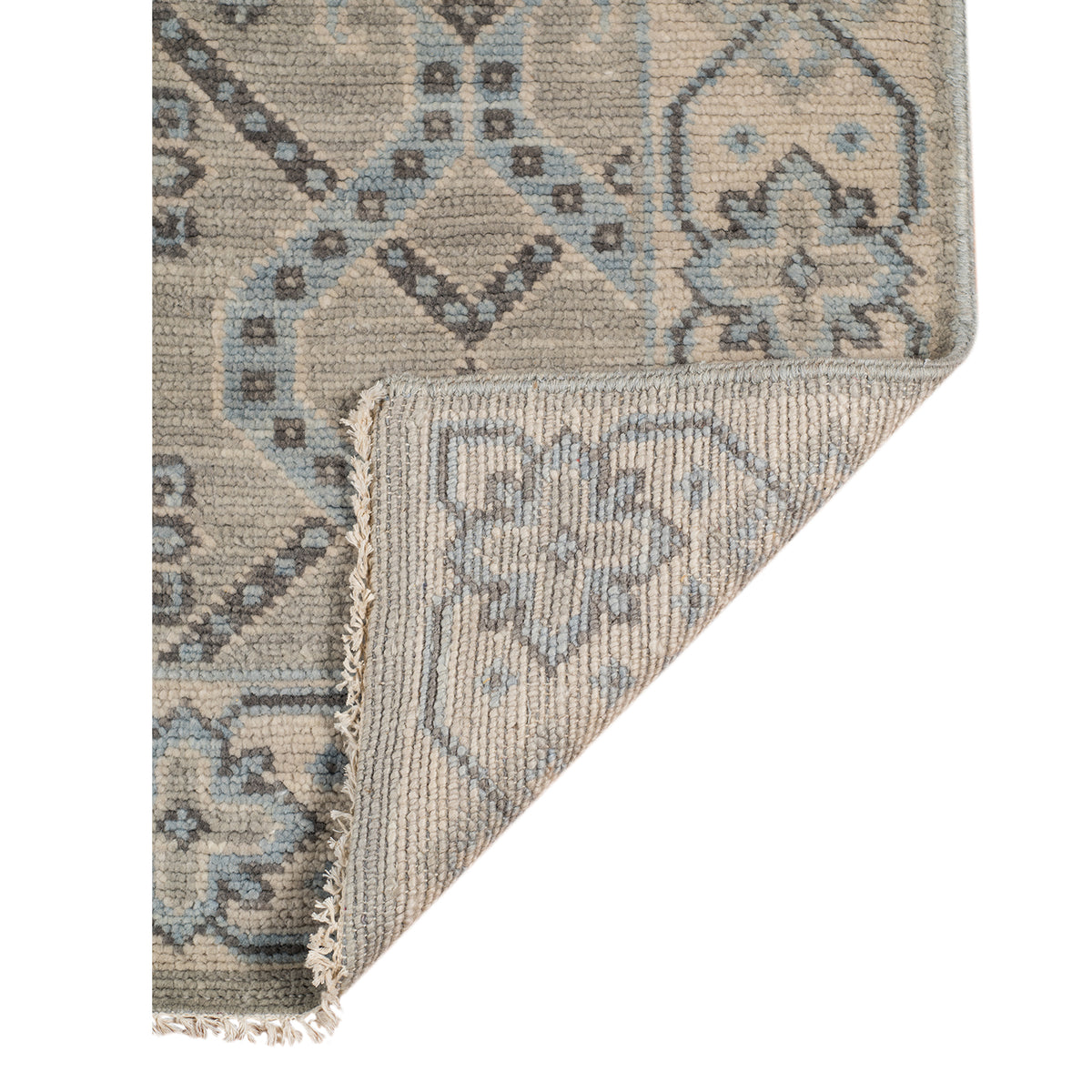 Amer Blu BLU-37 Silver area rug - back view
