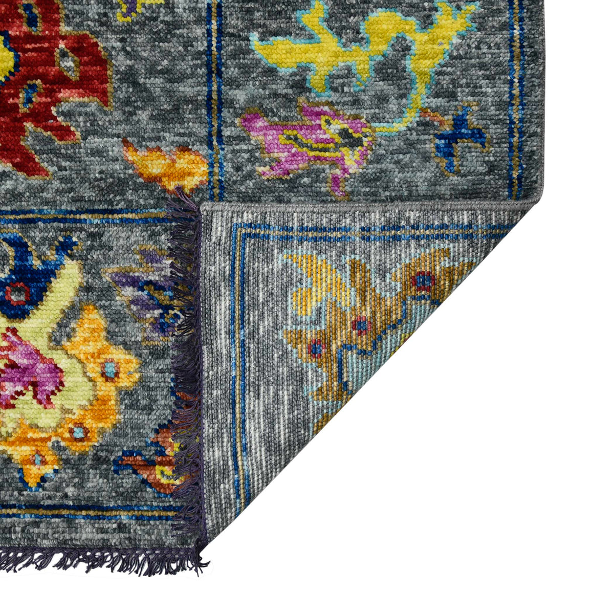 Amer Blu BLU-51 Gray area rug - back view