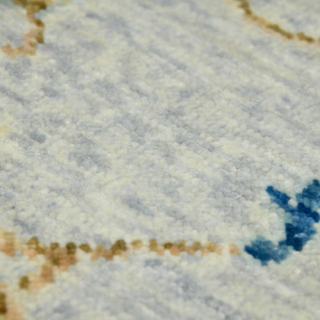 Amer Blu BLU-52 Ivory / Light Brown area rug - close-up view