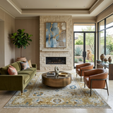 Amer Blu BLU-52 Ivory / Light Brown area rug - lifestyle view