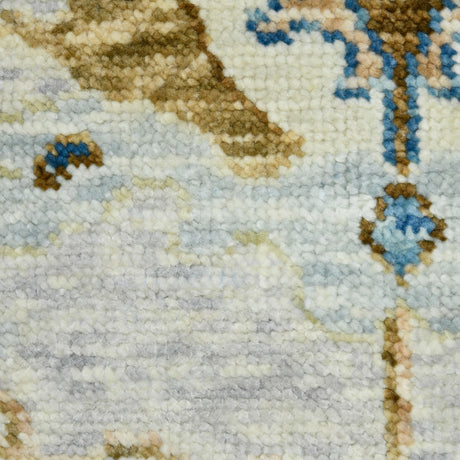 Amer Blu BLU-52 Ivory / Light Brown area rug - color swatch view