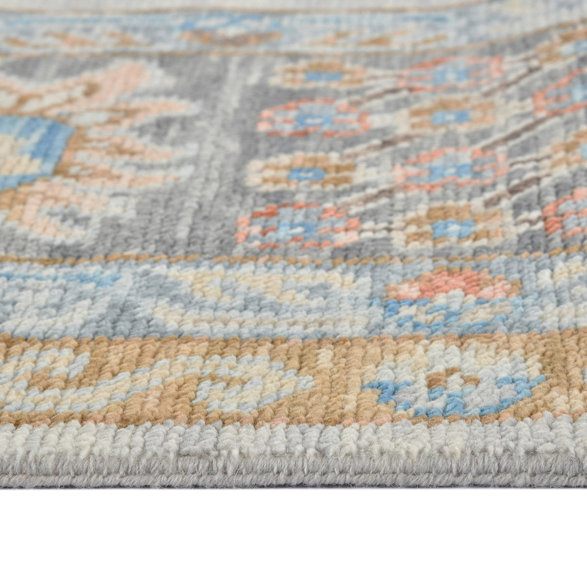Amer Blu BLU-57 Ivory / Gray area rug - profile view