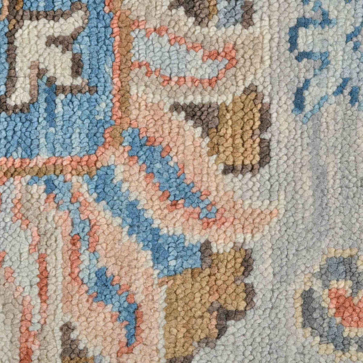 Amer Blu BLU-57 Ivory / Gray area rug - color swatch view
