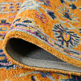 Amer Boho BOH-1 Orange area rug - rolled view