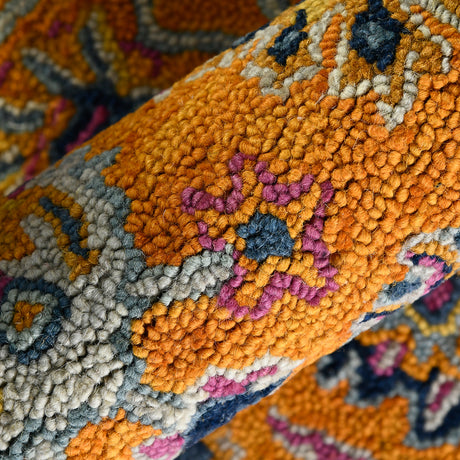 Amer Boho BOH-1 Orange area rug - color swatch view