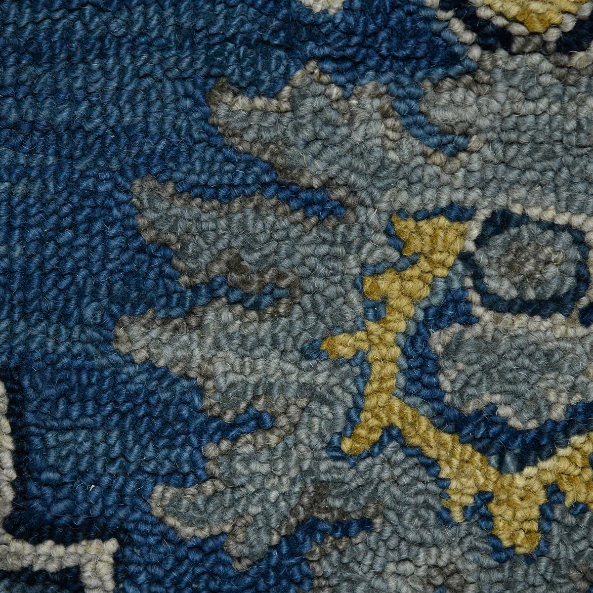 Amer Boho BOH-11 Steel Blue area rug - close-up view