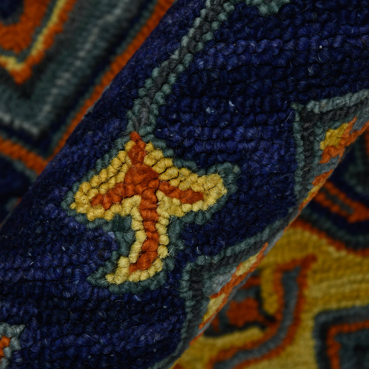 Amer Boho BOH-5 Blue Violet area rug - close-up view