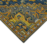 Amer Boho BOH-6 Pastel Blue area rug - corner view