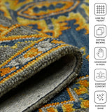 Amer Boho BOH-6 Pastel Blue area rug - infographic view