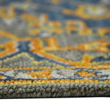 Amer Boho BOH-6 Pastel Blue area rug - profile view