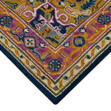 Amer Boho BOH-8 Navy area rug - corner view