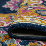 Amer Boho BOH-8 Navy area rug - rolled view