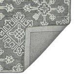 Amer Boscage BOS-33 Shale Gray area rug - back view