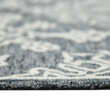 Amer Boscage BOS-34 Gray Steel area rug - profile view