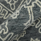 Amer Boscage BOS-34 Gray Steel area rug - color swatch view