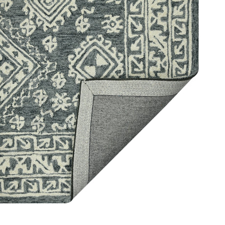 Amer Boscage BOS-61 Slate Gray area rug - back view