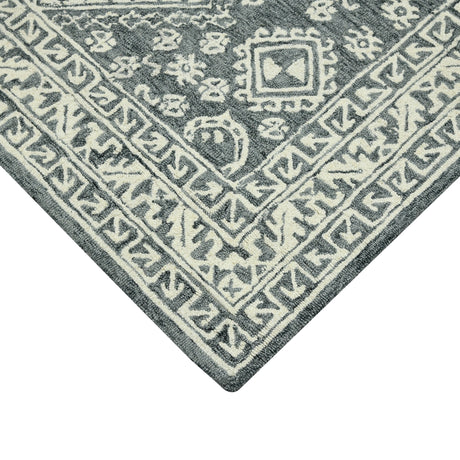 Amer Boscage BOS-61 Slate Gray area rug - corner view