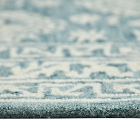 Amer Boscage BOS-64 Teal Blaze area rug - profile view