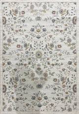 Dynamic Rugs Botanica 13359 Power Loomed Contemporary Ivory/Multi Rug