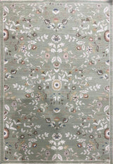 Dynamic Rugs Botanica 13359 Power Loomed Contemporary Olive/Multi Rug
