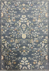 Dynamic Rugs Botanica 13359 Power Loomed Contemporary Navy/Multi Rug