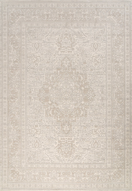 Dynamic Rugs Boutique 19482 Power Loomed Traditional Grey/Cream Rug