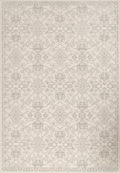 Dynamic Rugs Boutique 19483 Power Loomed Traditional Grey/Cream Rug