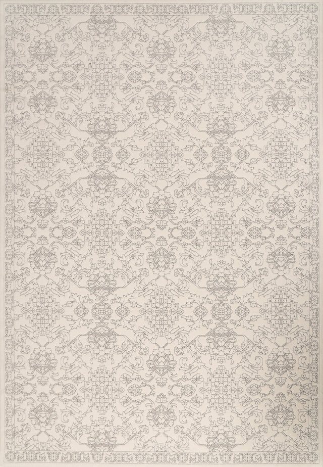 Dynamic Rugs Boutique 19483 Power Loomed Traditional Grey/Cream Rug