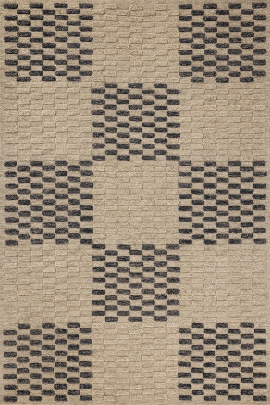 Chris Loves Julia x Loloi Bradley Brl-01 Beige/Midnight Area Rug