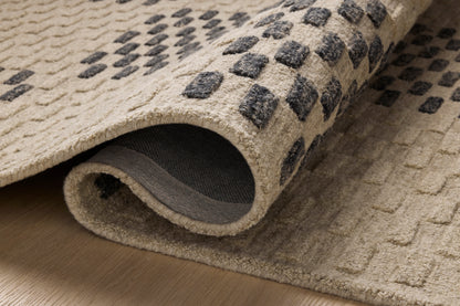 Chris Loves Julia x Loloi Bradley Brl-01 Beige/Midnight Area Rug