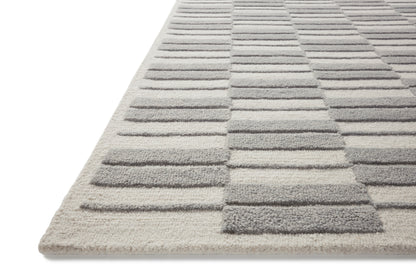 Chris Loves Julia x Loloi Bradley Brl-03 Ivory/Grey Area Rug