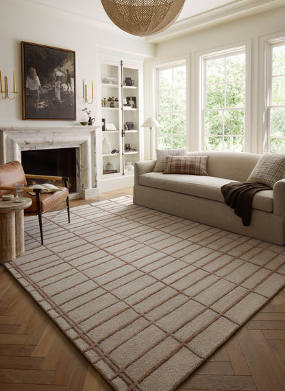 Chris Loves Julia x Loloi Bradley Brl-04 Rose/Blush Area Rug