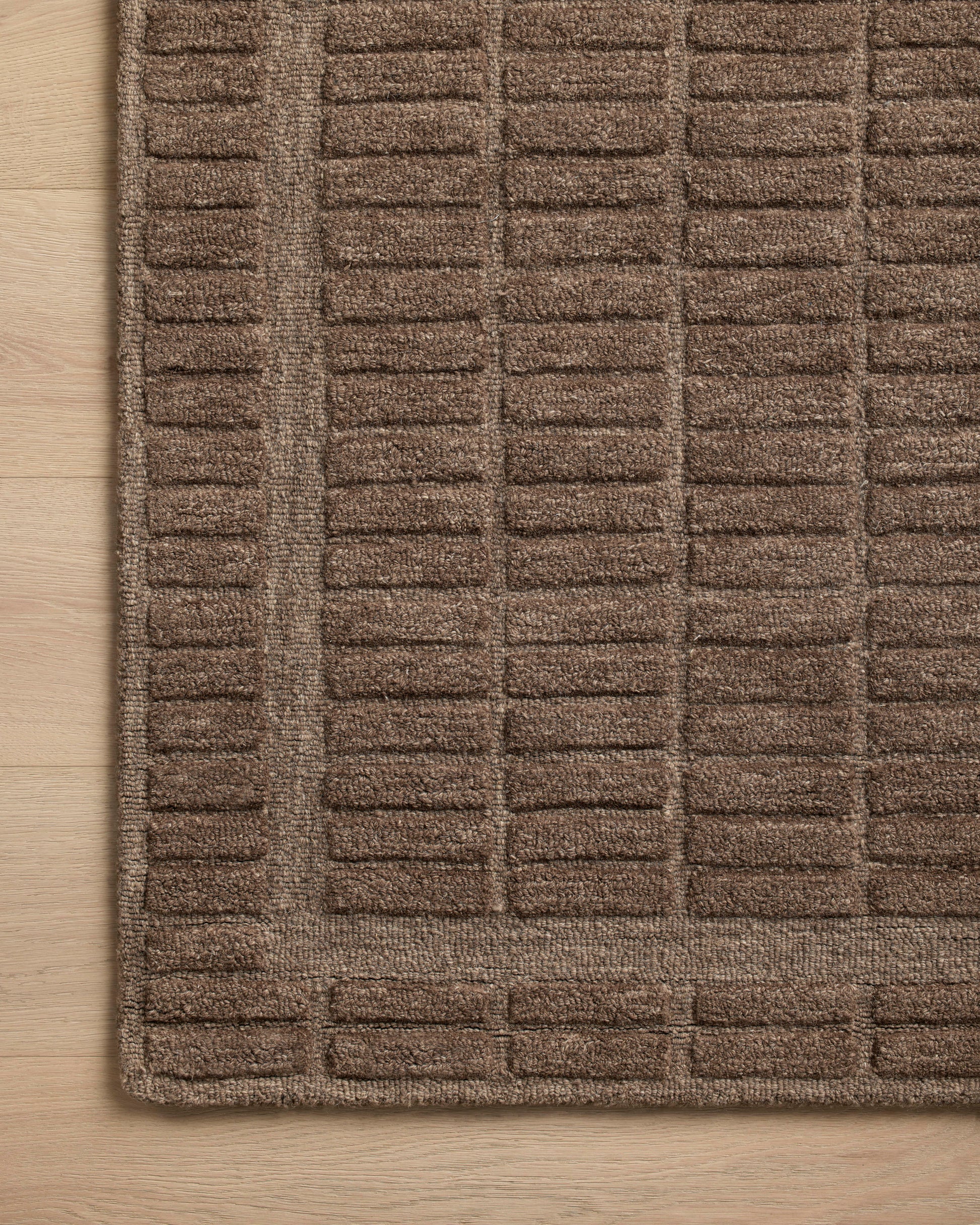 Chris Loves Julia x Loloi Bradley Brl-06 Cocoa/Cocoa Area Rug