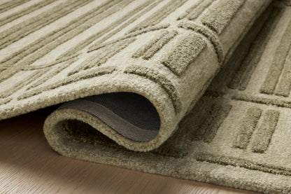 Chris Loves Julia x Loloi Bradley Brl-07 Sage/Olive Area Rug