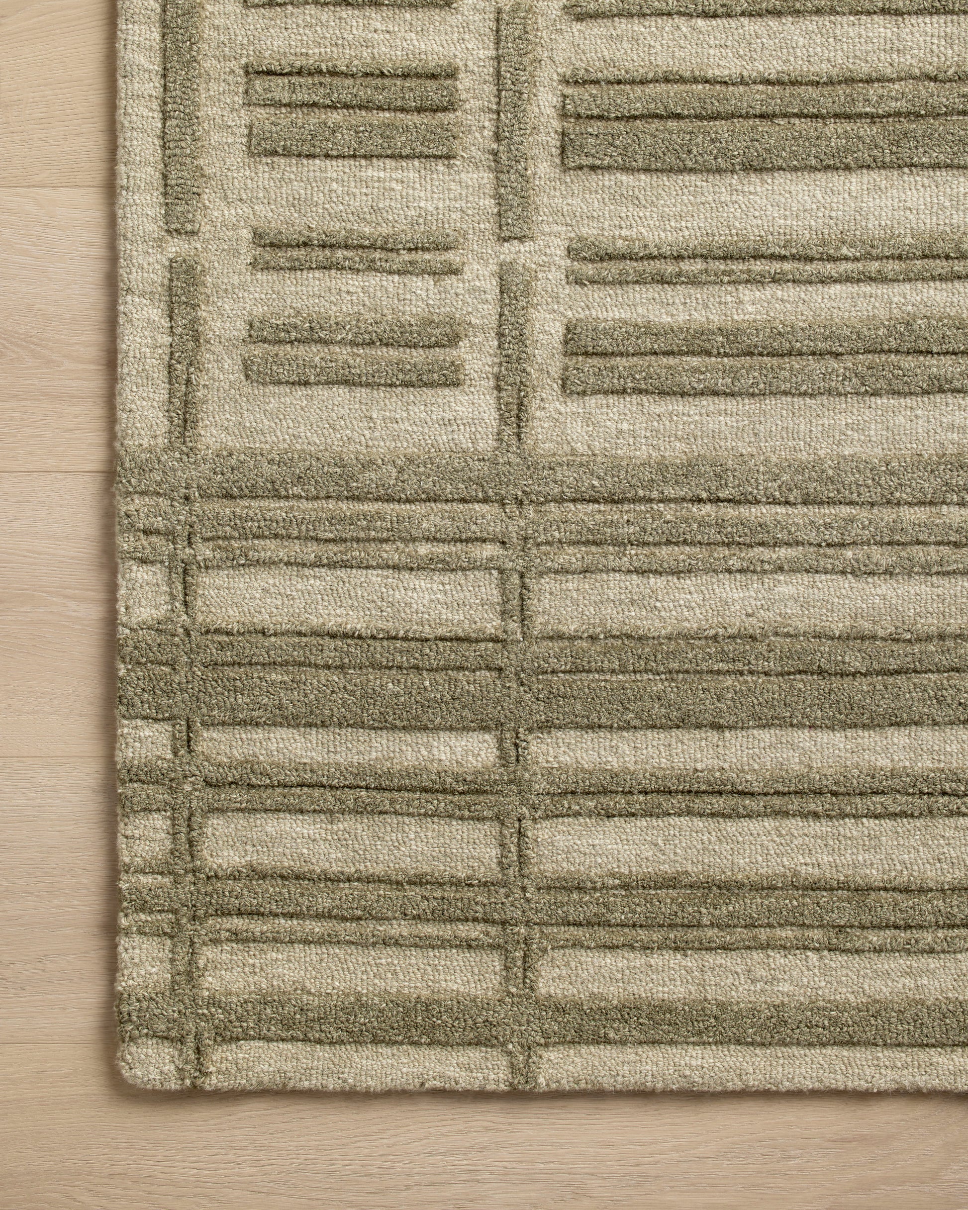 Chris Loves Julia x Loloi Bradley Brl-07 Sage/Olive Area Rug