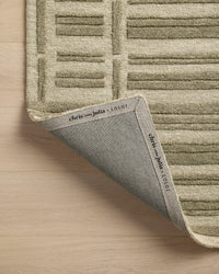 Chris Loves Julia x Loloi Bradley Brl-07 Sage/Olive Area Rug